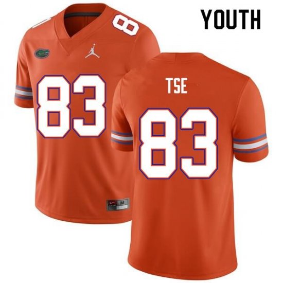 Youth Florida Gators #83 Joshua Tse NCAA Nike Orange Authentic Stitched College Football Jersey WRM4762NZ